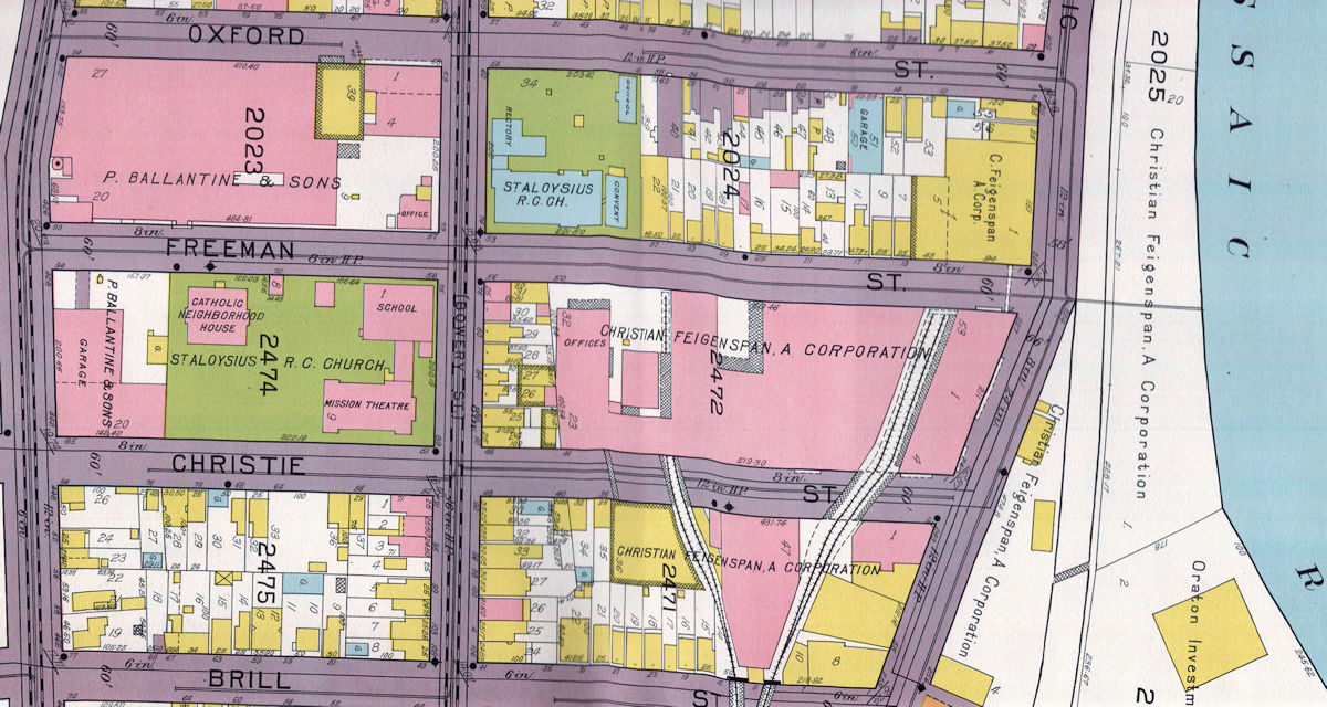 1927 Map
Freeman Street Location

