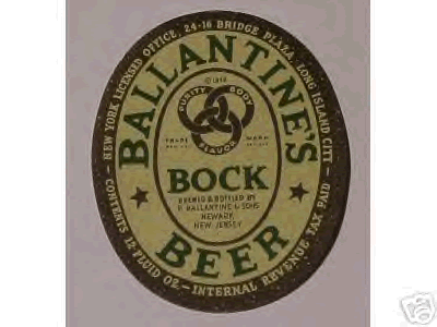 Ballantine's Bock Beer
