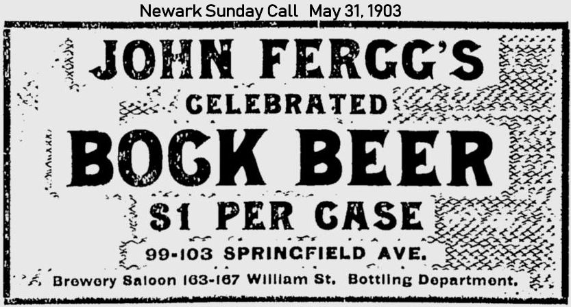 Bock Beer
May 31, 1903
