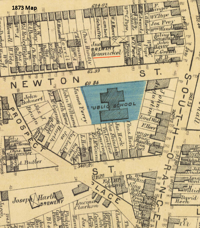 Newton Street 1873
