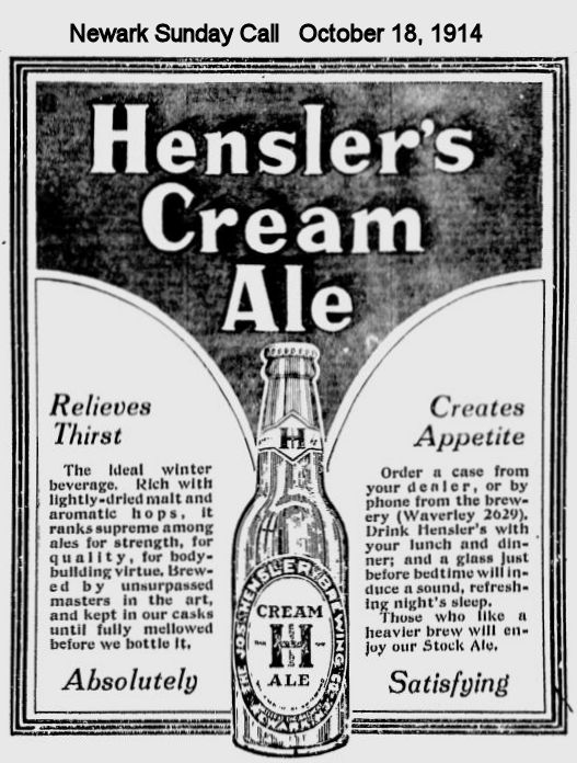 Hensler Cream Ale
1914
