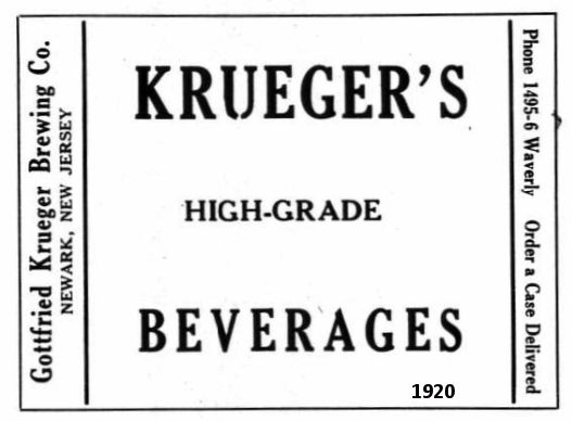High Grade Beverages 1920
