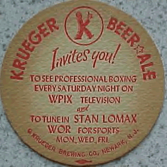 Krueger Beer Ale
Professional Boxing & Stan Lomax
