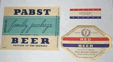 Pabst Family Package Beer  Red Beer

