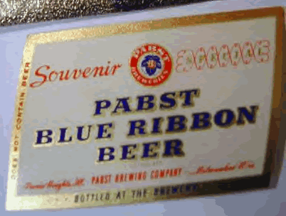 Pabst Blue Ribbon Beer Souvenir Special
