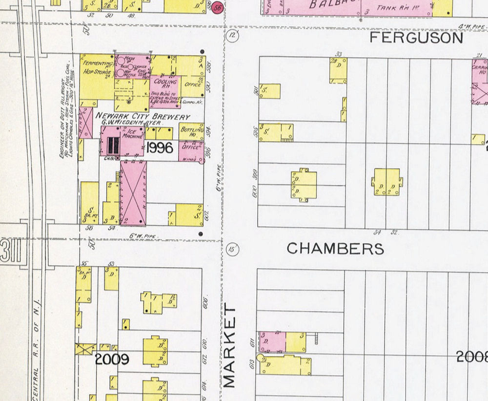 1892 Map
Newark City Brewery
588 Market Street
