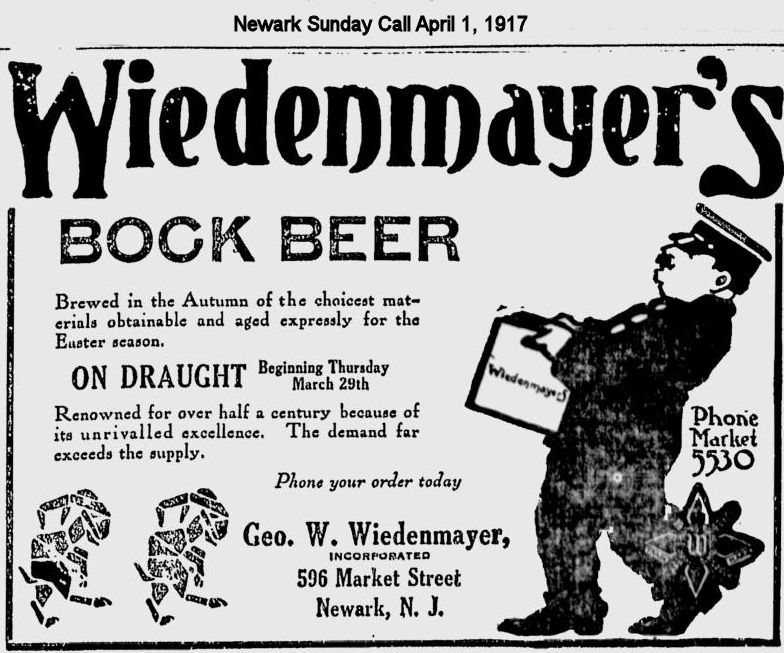 Bock Beer
1917

