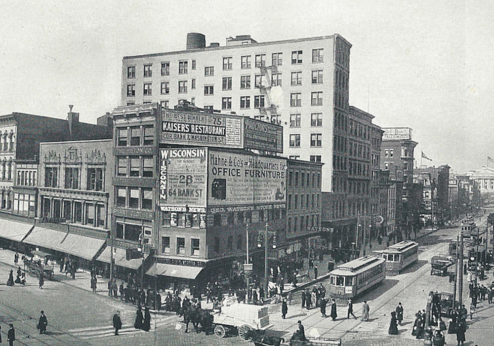 The large 9 story building
From: "Newark, the City of Industry" Published by the Newark Board of Trade 1912
