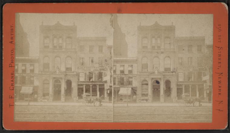 Dime Savings Bank - 747 Broad Street - Year Unknown
Robert N. Dennis Collection of Stereoscopic Views
