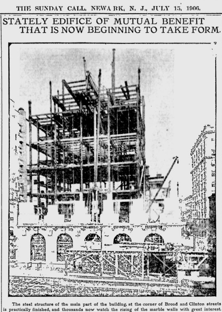 Stately Edifice of Mutual Benefit that is now Beginning to Take Form
July 15, 1906
