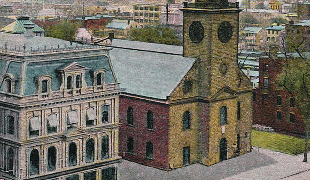 Partial View
First Building
Postcard
