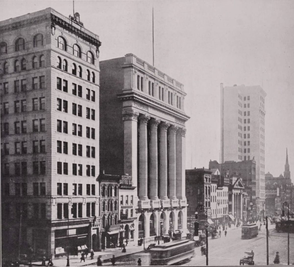 White Building in Distance
