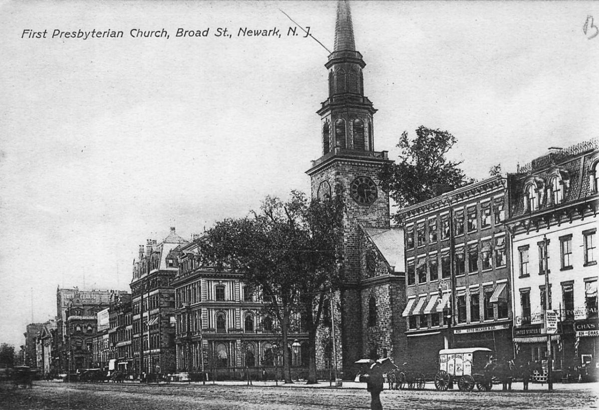 First Building to the Left of the First Presbyterian Church
Postcard
