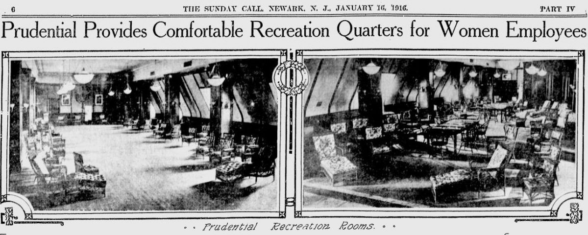 Recreation Quarters for Women Employees
1916
