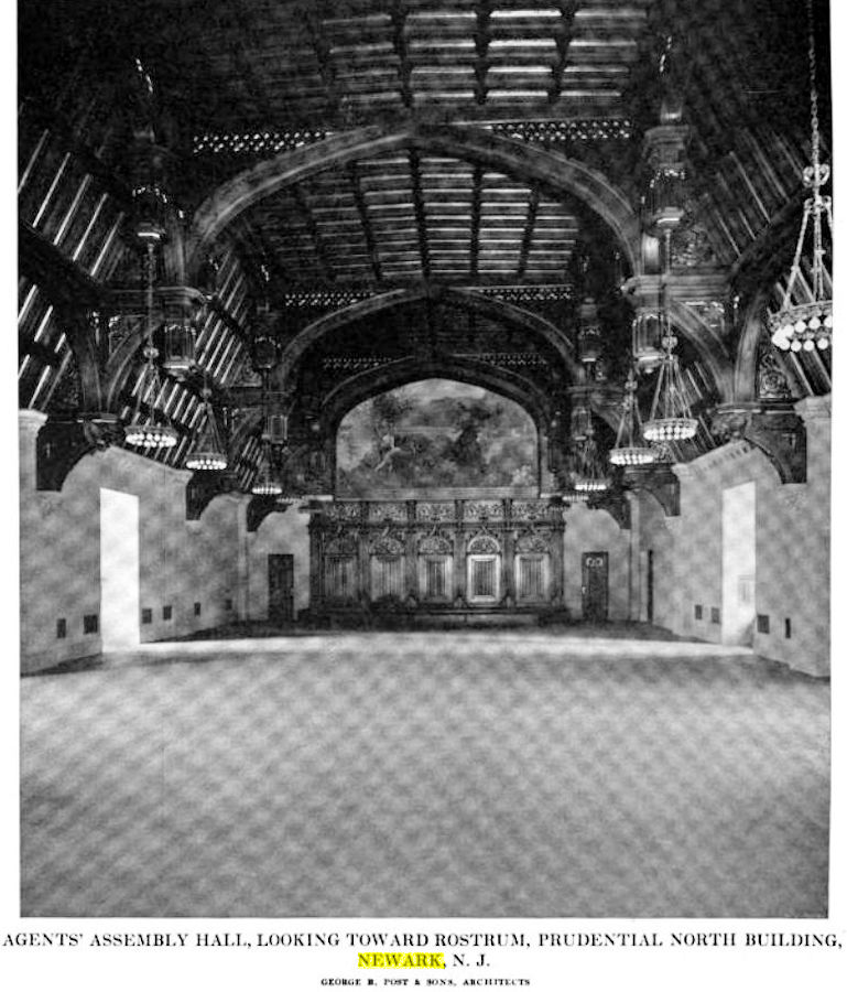 Agents Assembly Hall
Photo from New York Architect 1911
