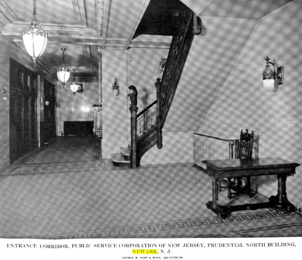 Entrance Corridor
Photo from New York Architect 1911
