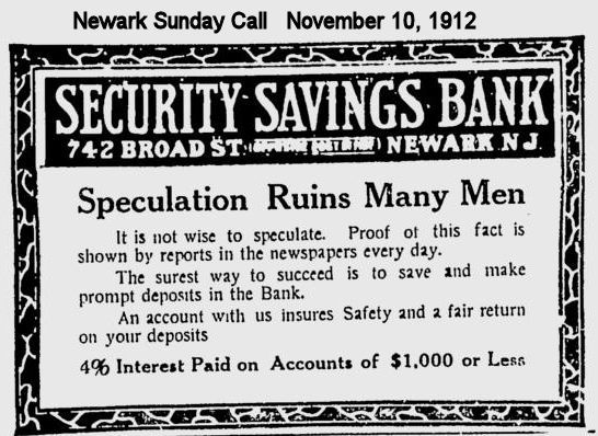 Speculation Ruins Many Men
1912
