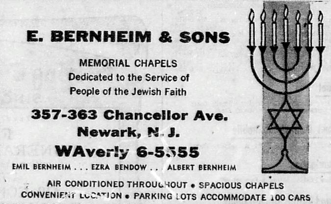 E. Bernheim & Sons
1960
