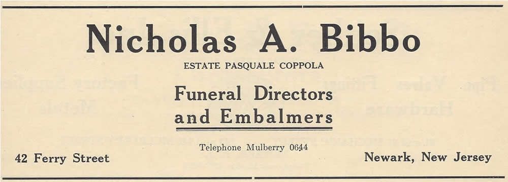 Nicholas A. Bibbo
1923
