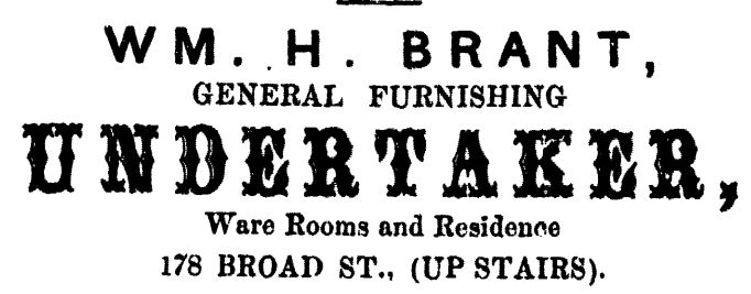 Wm. H. Brant
1860
