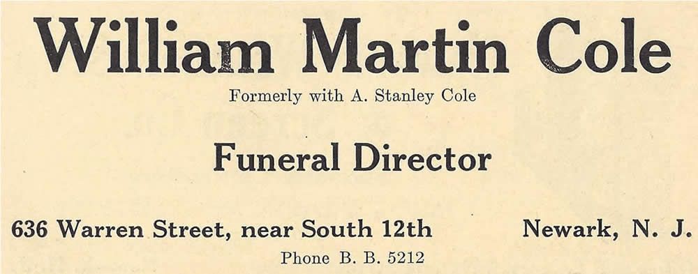 William Martin Cole
1916
