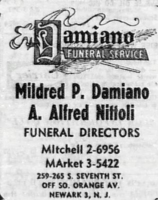 Damiano Funeral Service
1960
