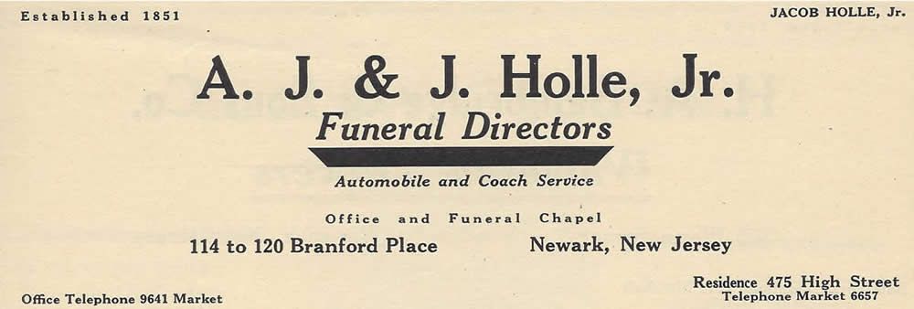 A. J. & J. Holle, Jr.
1923
