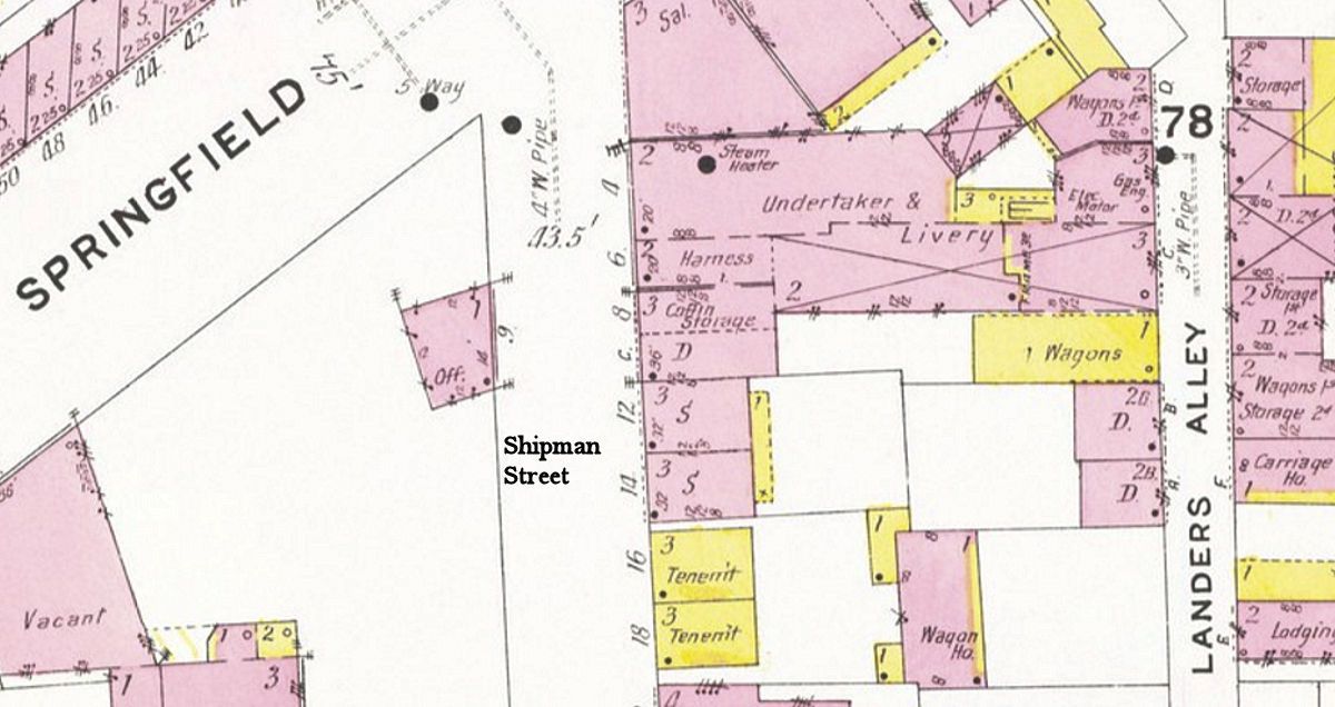 1908 Map
4-10 Shipman Street
