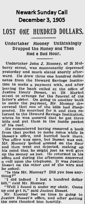 Lost One Hundred Dollars
December 3, 1905
