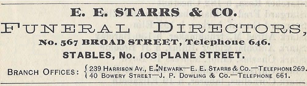 E. E. Starrs & Co.
1890

