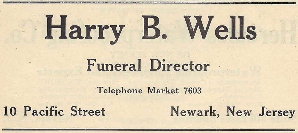 Harry B. Wells
1917
