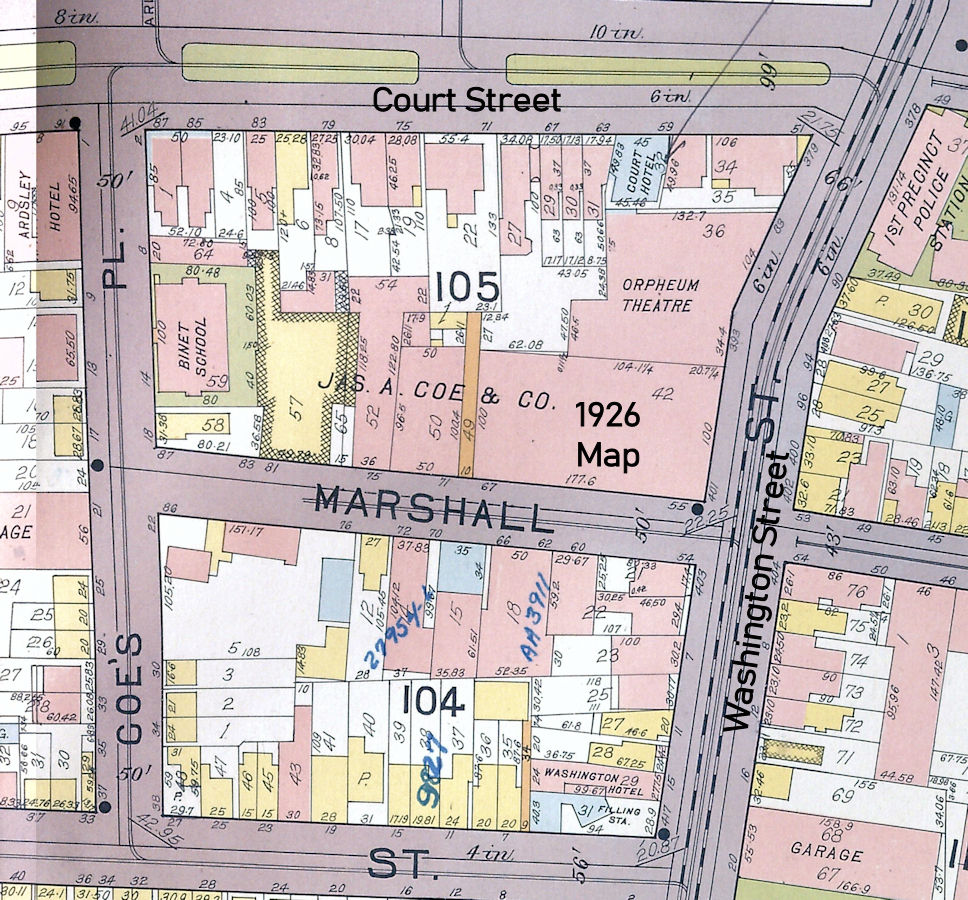 1926 Map
(Court Hotel on this map)
