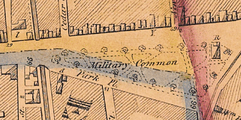 1847 Map
"d" on the map, 27 Park Place (old numbers)
