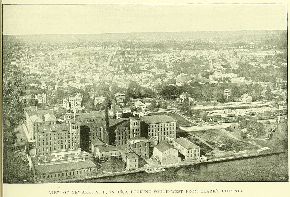 Taken from Clark's Thread Mill in Harrison
Photo from Essex County Illustrated 1897
