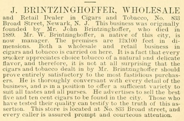 1891
From “Newark and Its Leading Businessmen” 1891
