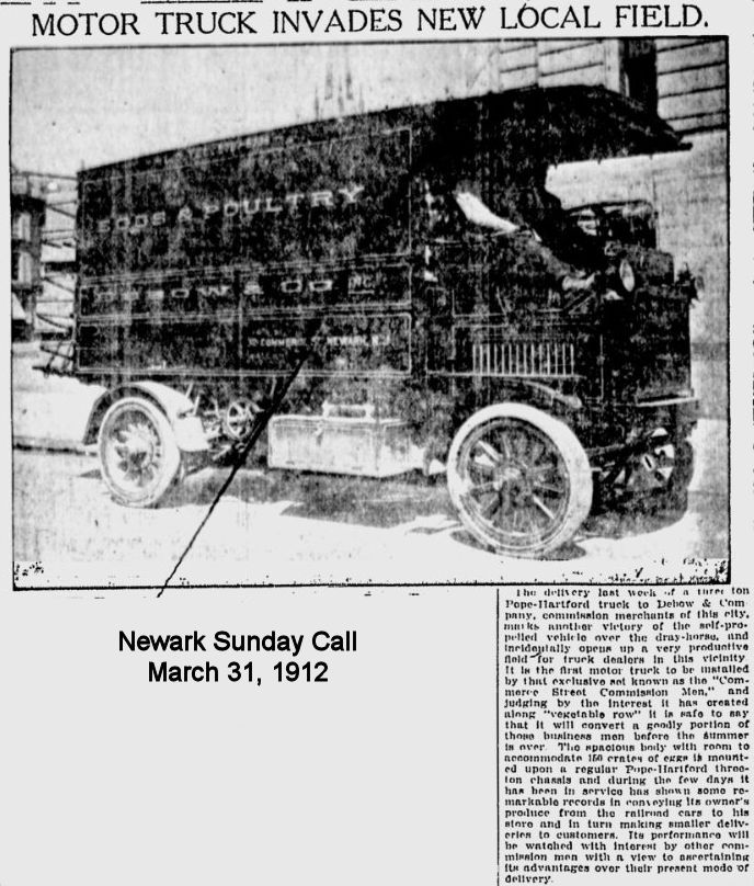 Motor Truck Invades New Local Field
1912

