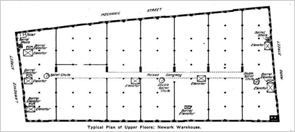 Plan - Upper Floors
Photo from the Railroad Gazette v43 1907
