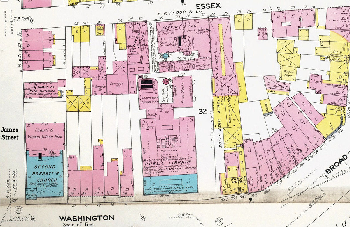 1908 Map
493-495 Broad Street
