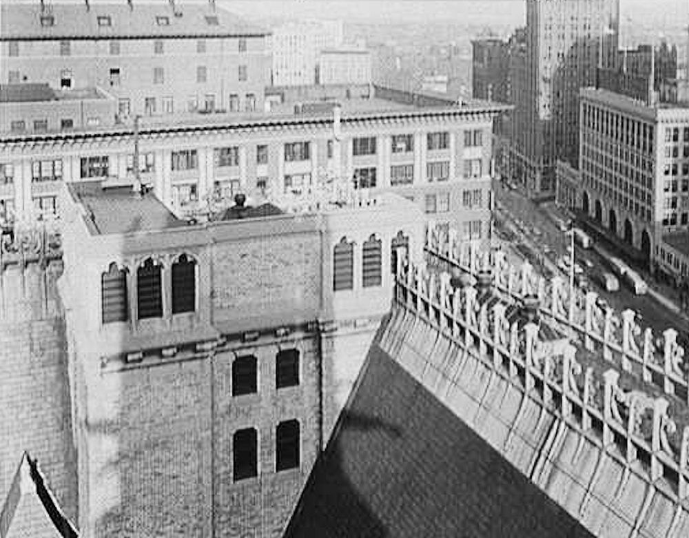 A view from the top of the Prudential Building
Photo from the LOC
