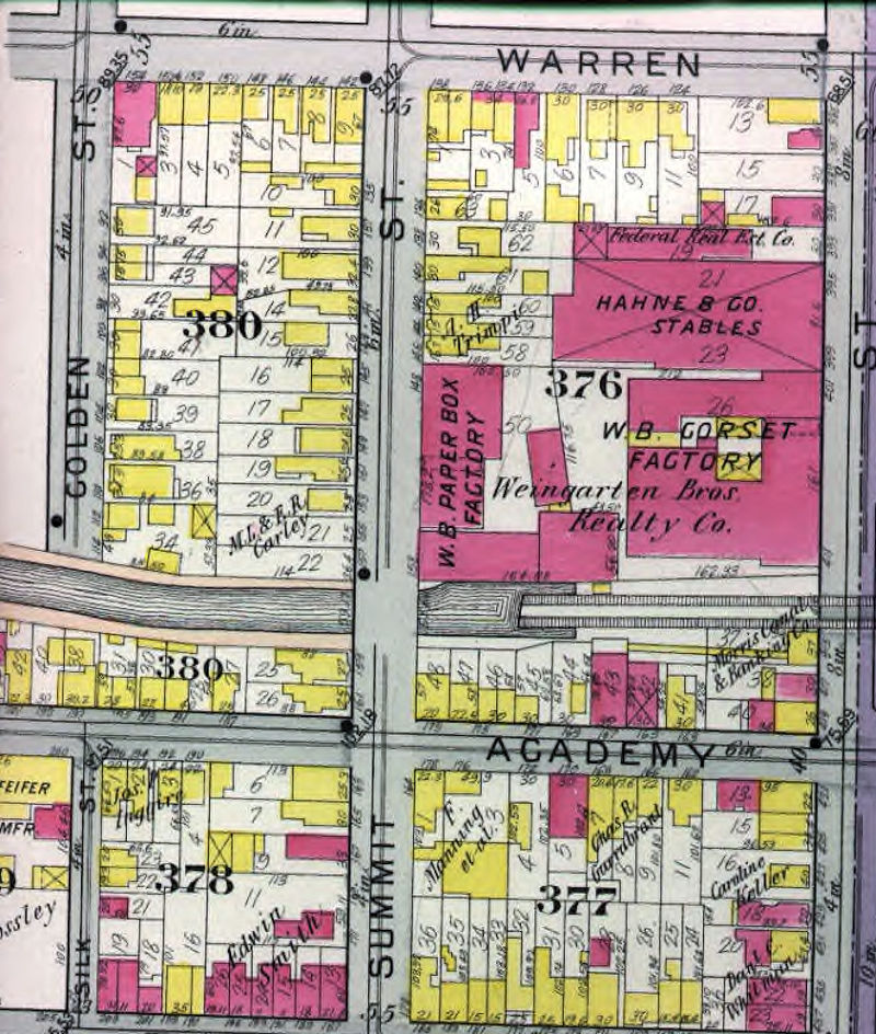 Hahne & Co. Stables
1911 Map
