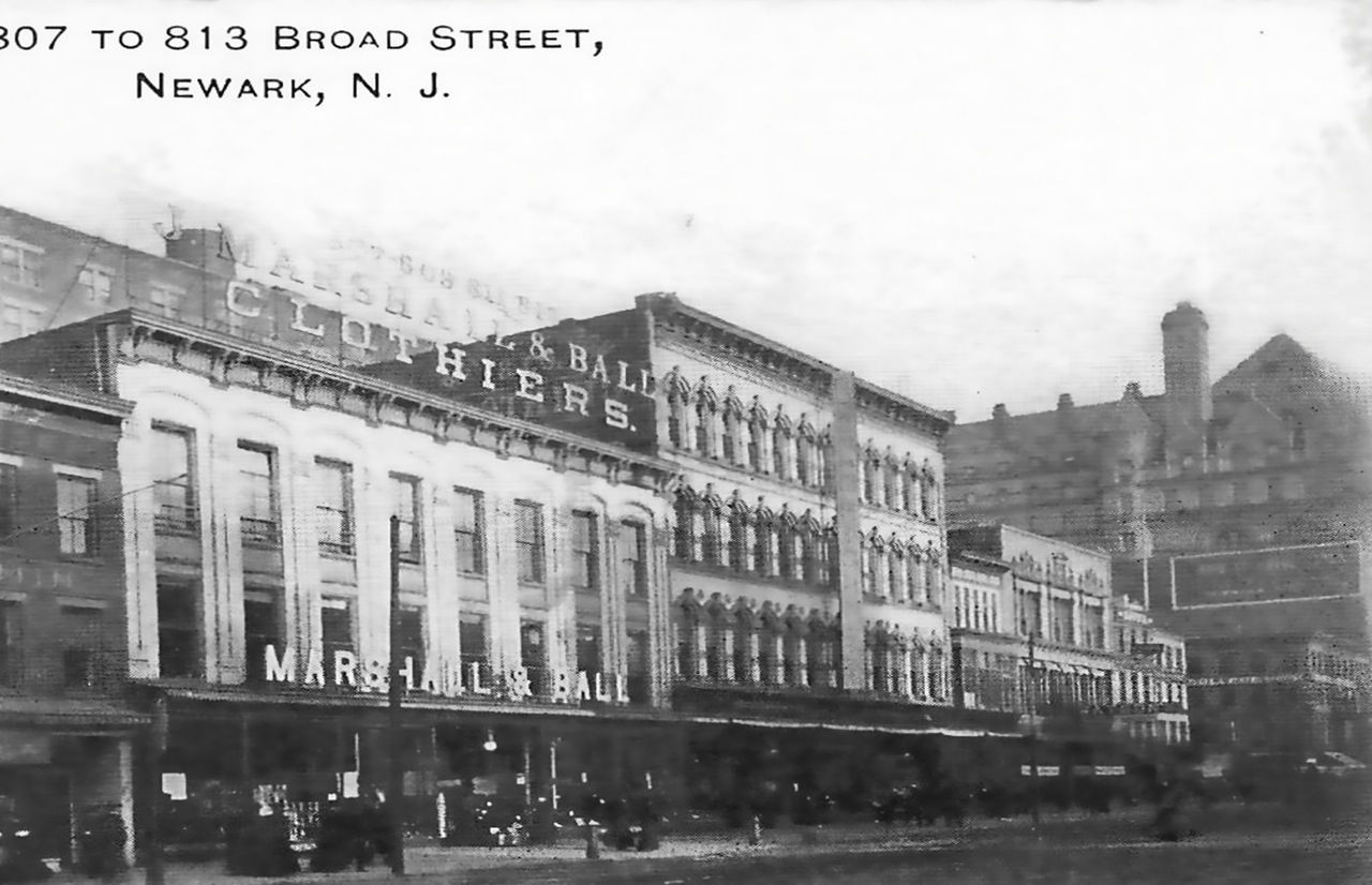Building to the right of Marshall & Ball
Postcard
