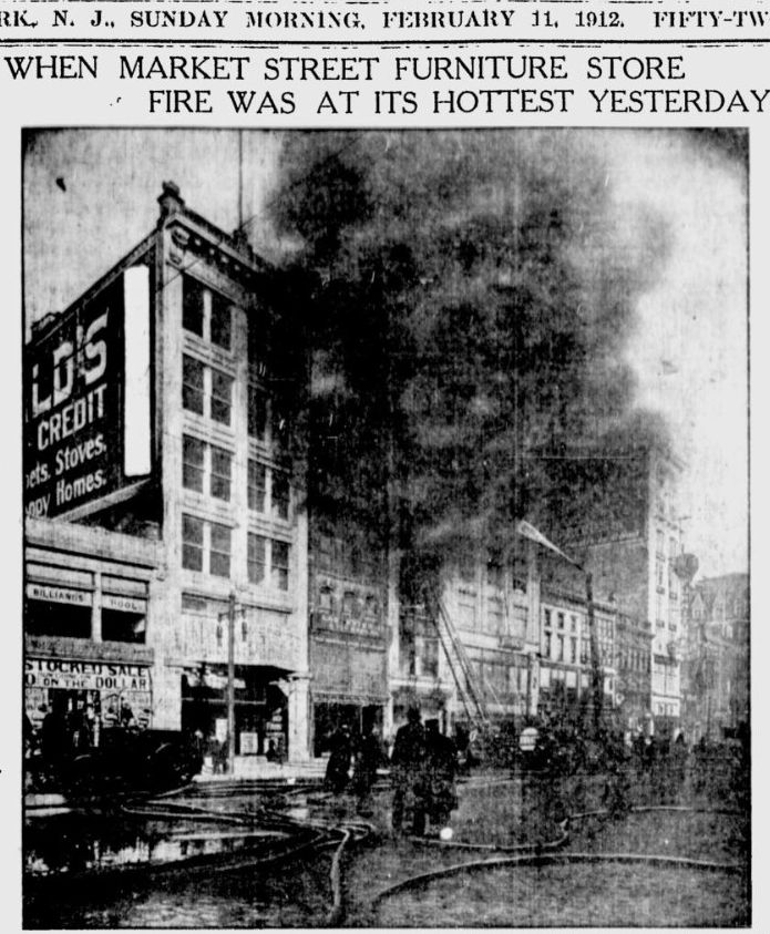 When Market Street Furniture Store was at its Hottest Yesterday
1912
