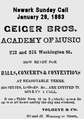 Geiger Bros.
January 28, 1883

