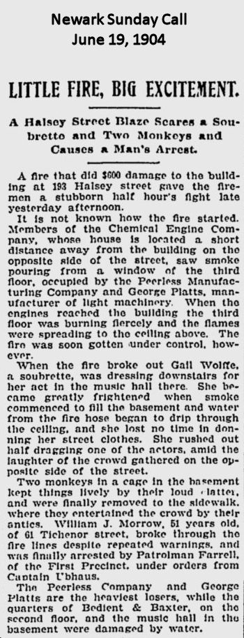 Little Fire, Big Excitement
June 19, 1904
