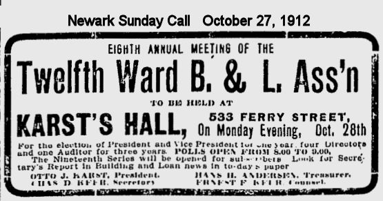 Twelfth Ward B. & L. Ass'n
1912
