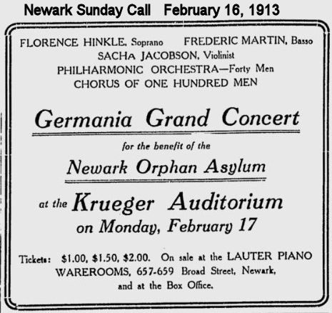 Germania Grand Concert
1913

