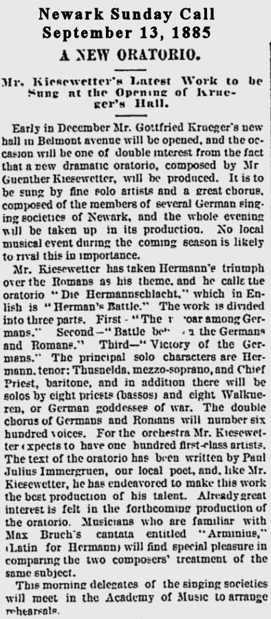 A New Oratorio
September 13, 1885
