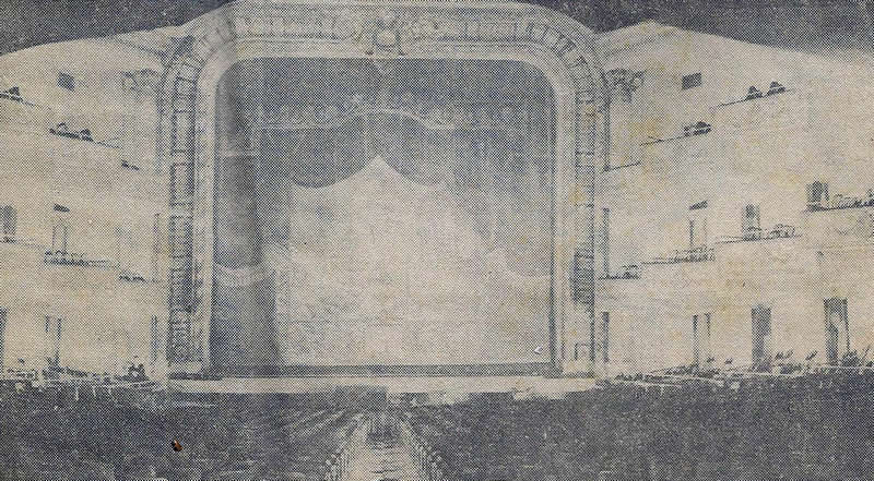 A view of the interior from the rear of the orchestra seats
Photo from George Cerrigone
