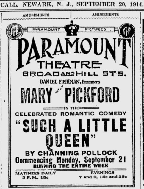 Mary Pickford
1914
