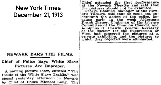 Newark Bars the Films
December 21, 1913
